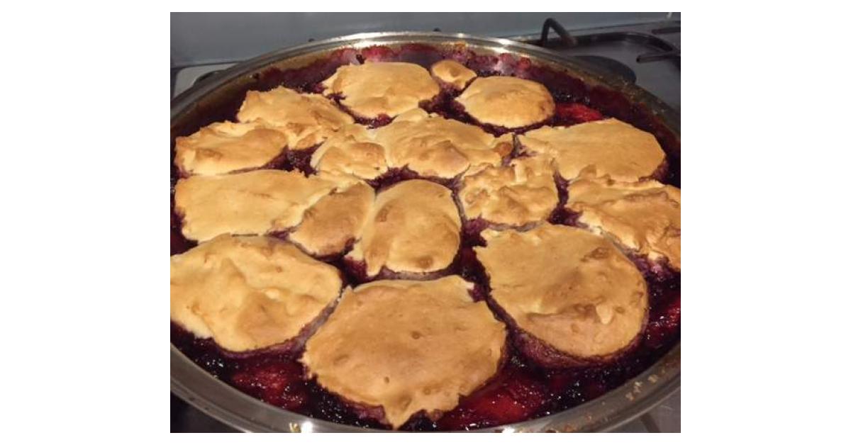 Nectarine and Blackberry Cobbler by Go Go Thermie. A Thermomix ® recipe