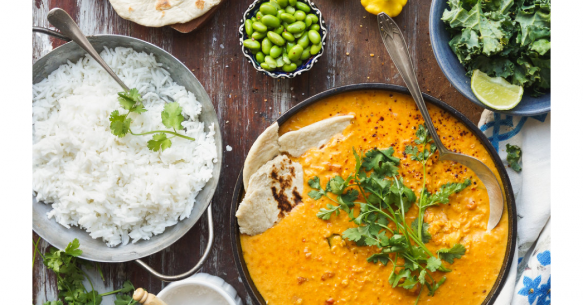 Vegan peanut lentil curry (adapted from by anniedee. A