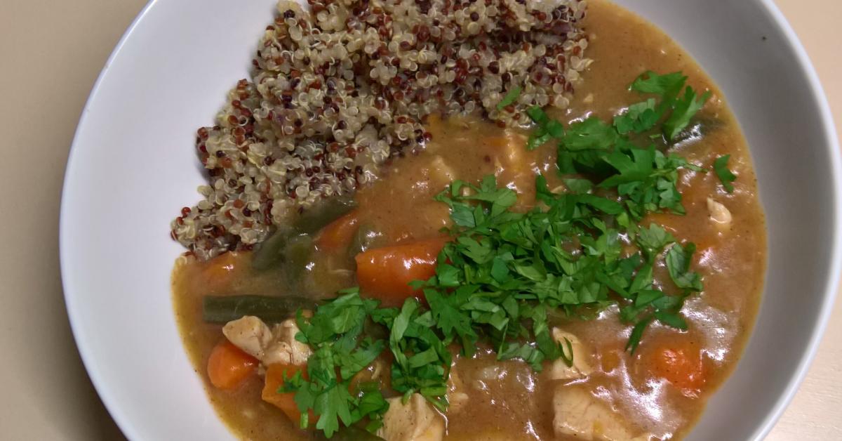 Chicken tagine with quinoa Lower GI by vintage65. A Thermomix ® recipe