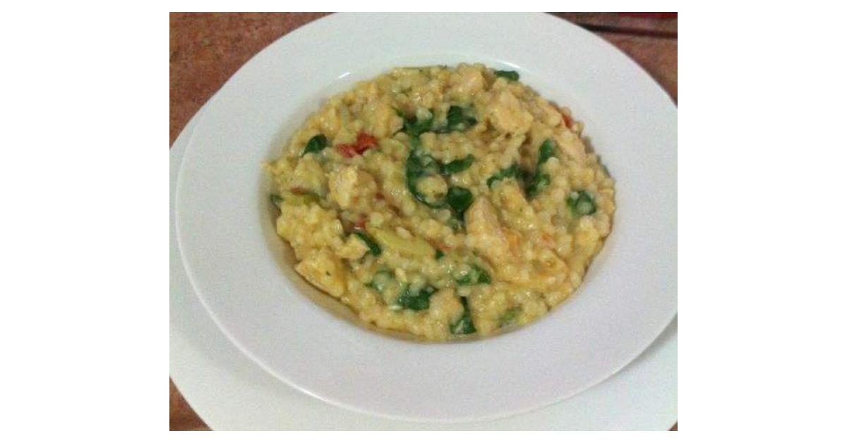 Pearl CousCous Chicken Risotto by Thermiewhiz. A Thermomix ® recipe in