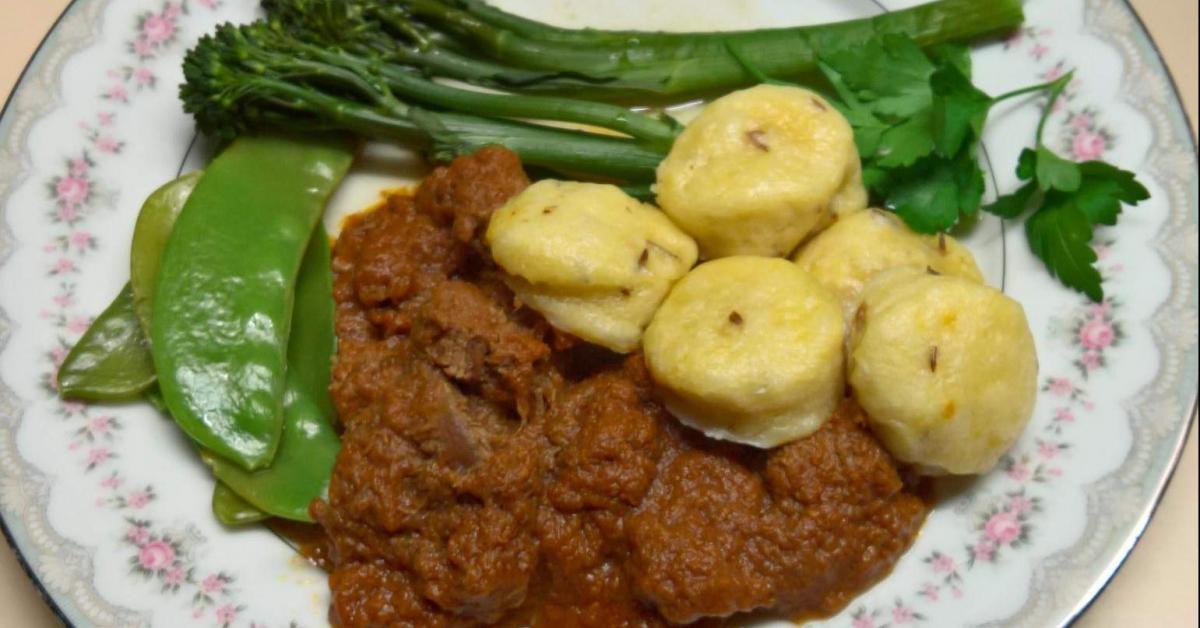 Beef Casserole with Caraway Seed Dumplings by vintage65. A Thermomix ® recipe in the category