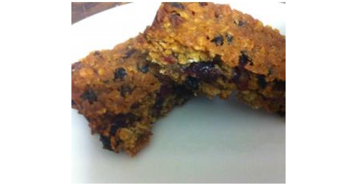 Muesli Slice converted from a recipe from Donna Hay by Chardol. A