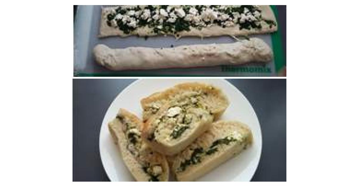 Spinach & Feta Plaited Loaf by Natasha Thorne. A Thermomix ® recipe in