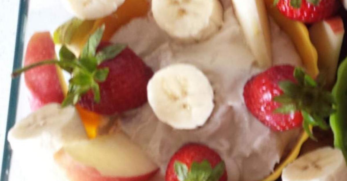 Coconut and Lime Fruit Dip by Missus Maff Domestic Blogess. A Thermomix