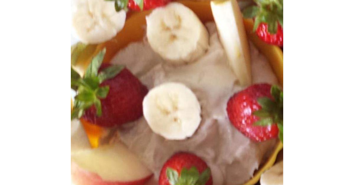 Coconut and Lime Fruit Dip by Missus Maff Domestic Blogess. A Thermomix