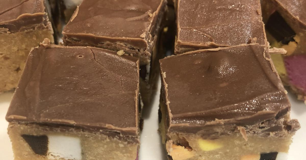 LICORICE ALLSORT SLICE by rifraf. A Thermomix ® recipe in the category