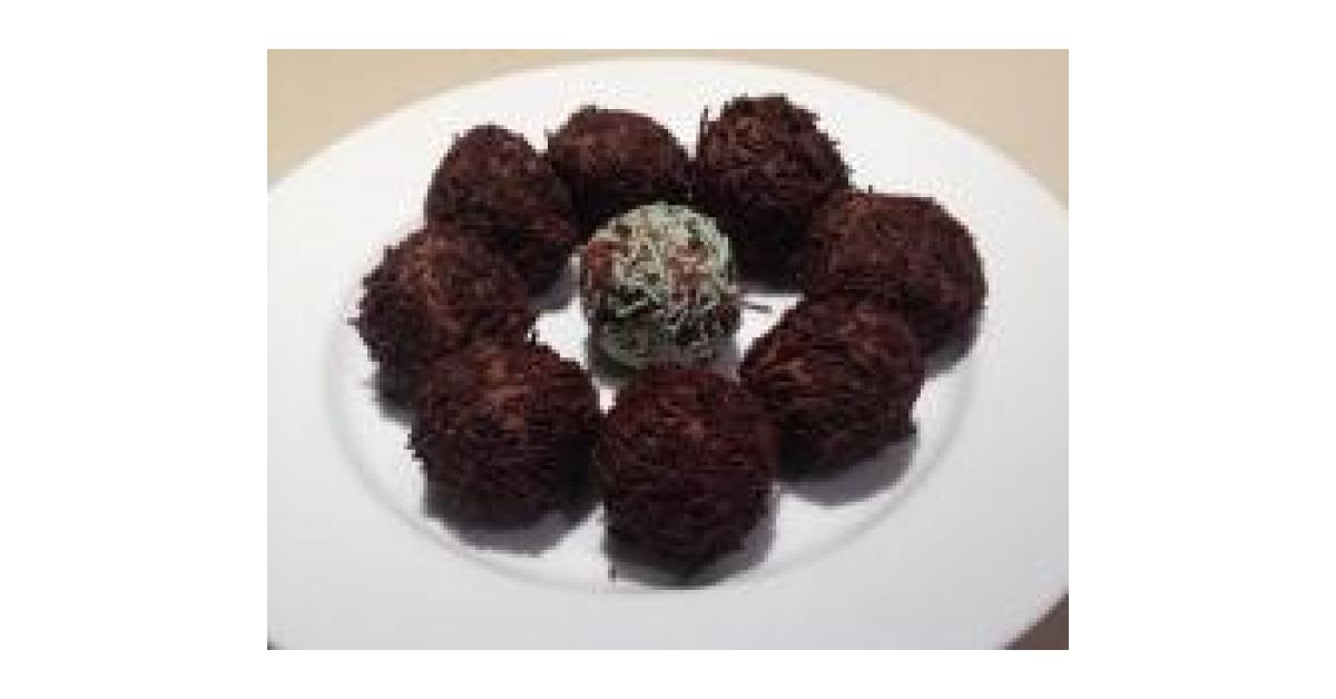 Choc Mint balls by JustMe. A Thermomix ® recipe in the category