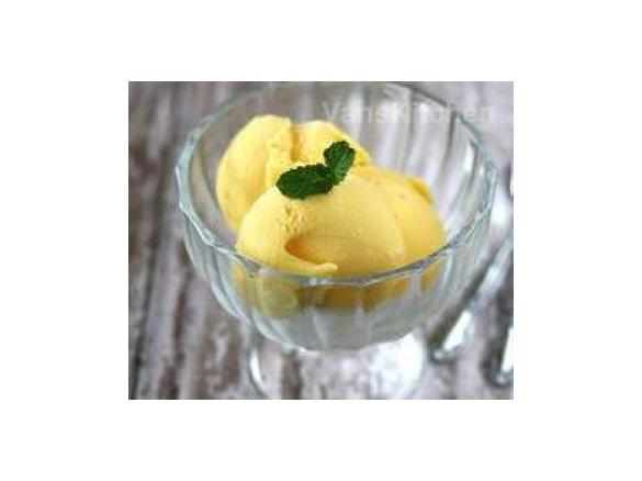 Zesty Lemon and Mango sorbet