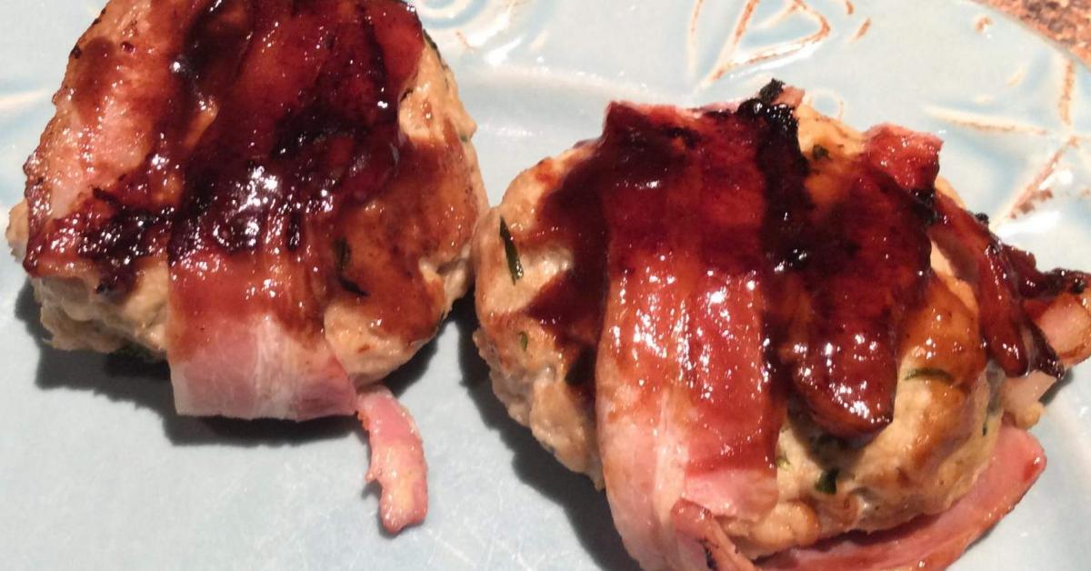 Bacon And Herb Chicken Rissoles by Pingping. A Thermomix ® recipe in