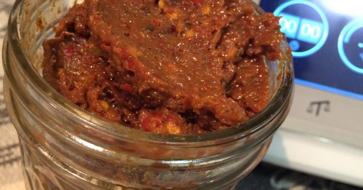 Sambal Belacan Tumis (Fried Chili Shrimp Paste) by zoey 