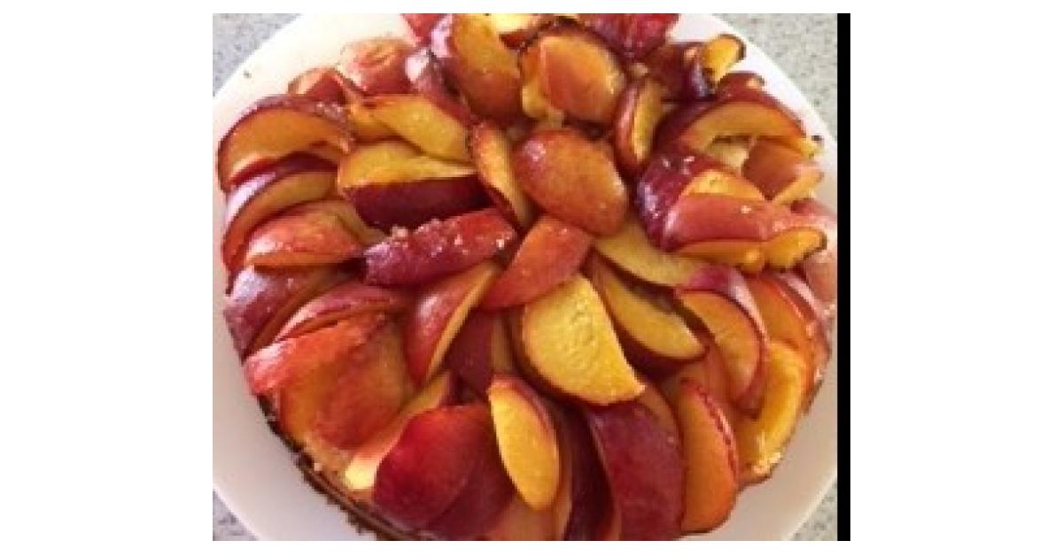 nectarine sourcream cake by thermoenvy. A Thermomix ® recipe in the