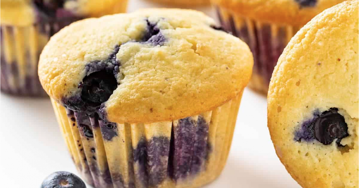 Keto Low Carb Paleo Blueberry Muffins by HelmienE. A Thermomix ® recipe