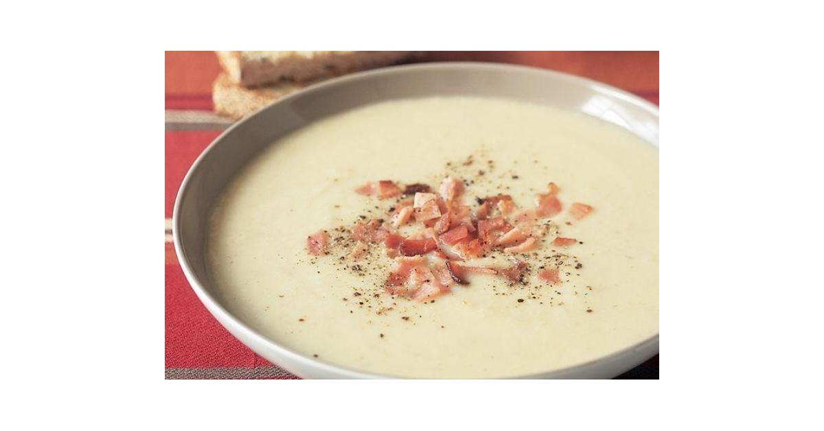 Variation Creamy Cauliflower, Potato & Bacon Soup by CookProPro. A