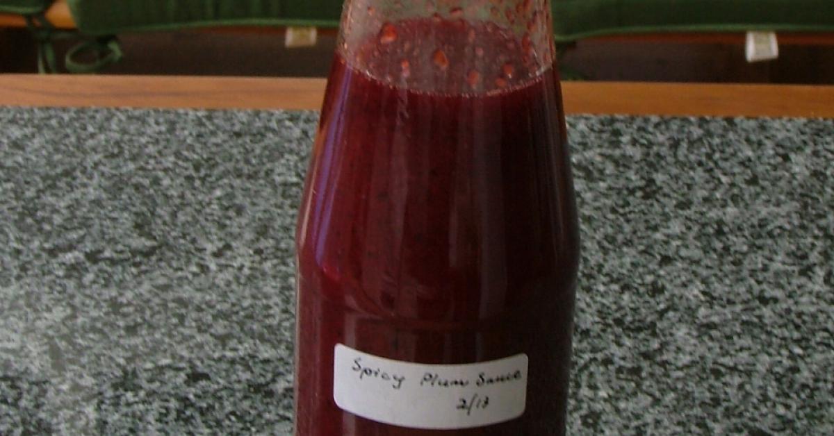 Plum Sauce (from the CWA Cookbook) by Gailsey. A Thermomix ® recipe in the category Sauces, dips