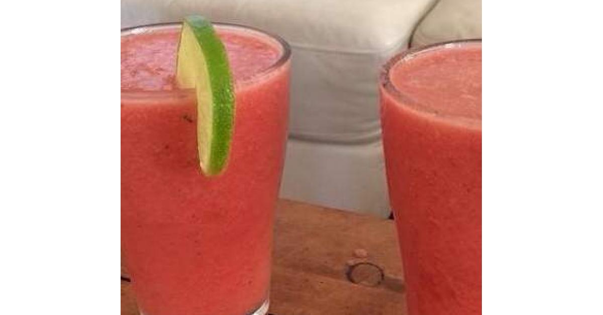 Watermelon, lime and mint frappe by Anikamiller. A Thermomix ® recipe