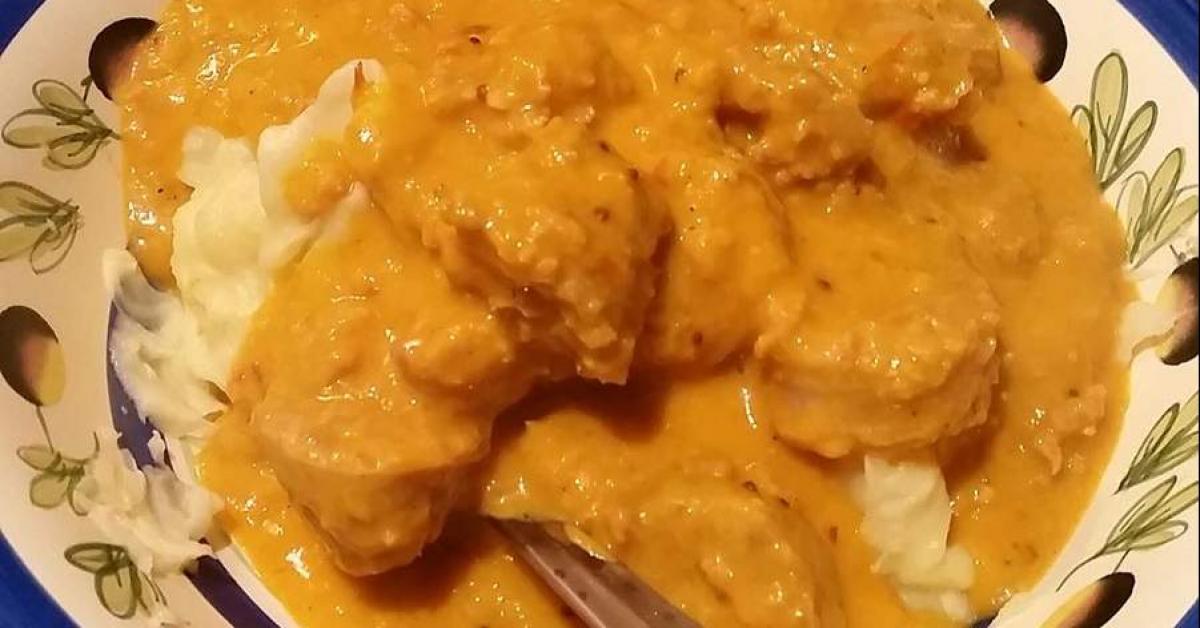 Madras Curry Sausages and Mashed Potato by ahodby. A Thermomix ® recipe