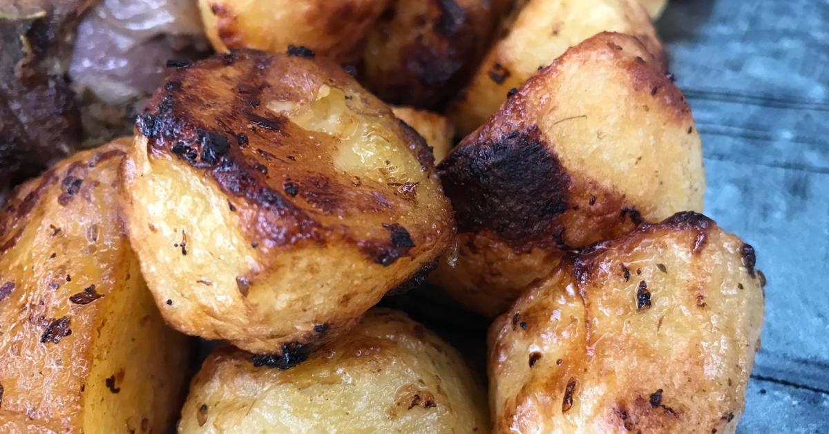 Oven Roasted Greek Potatoes by simonelmarsh. A Thermomix ® recipe in