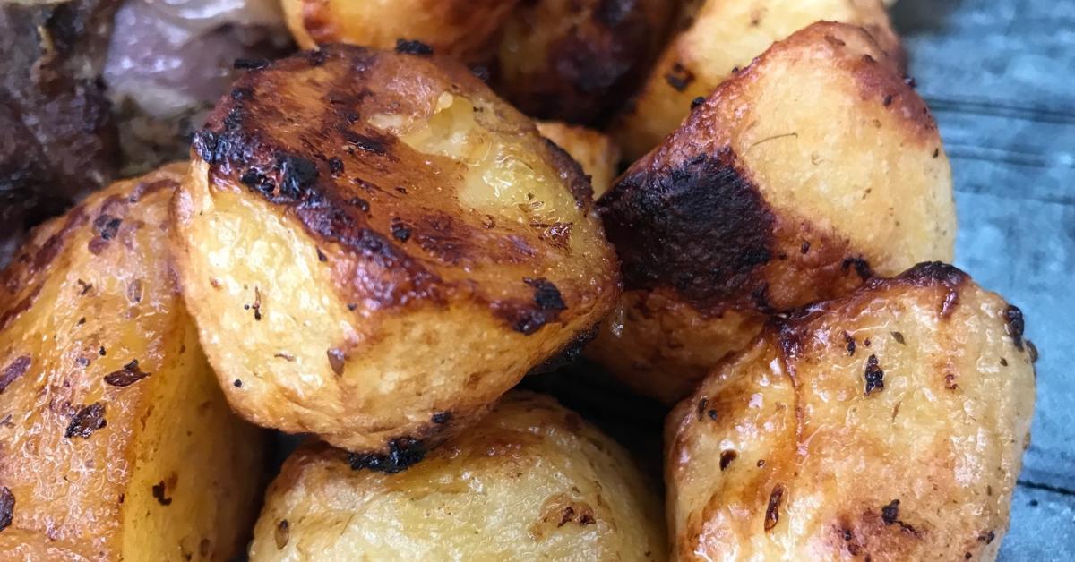 Oven Roasted Greek Potatoes by simonelmarsh. A Thermomix ® recipe in
