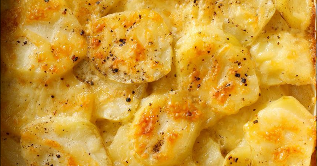 Garlic & Herb Potato Bake (dairy free option) by Lynills. A Thermomix