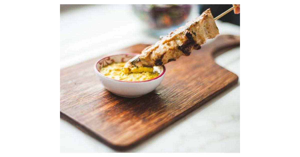 Chicken Kebabs & Tahini Satay Sauce by Thermomix 1 2 3. A Thermomix