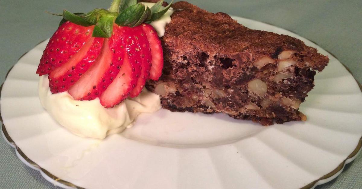 CHOCOLATE DATE AND ALMOND TORTE by Len Lou Lon. A Thermomix ® recipe in the category Desserts