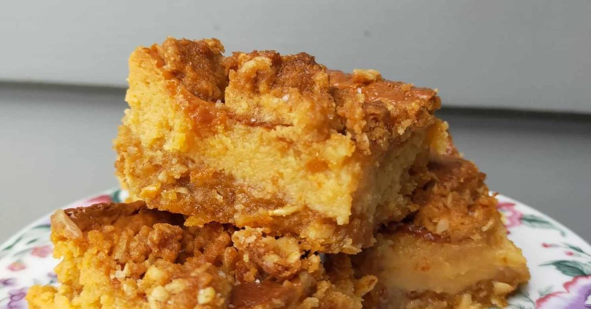 Chelsea's Caramel & Oat Slice (based on Chelsea Winter's recipe) by the