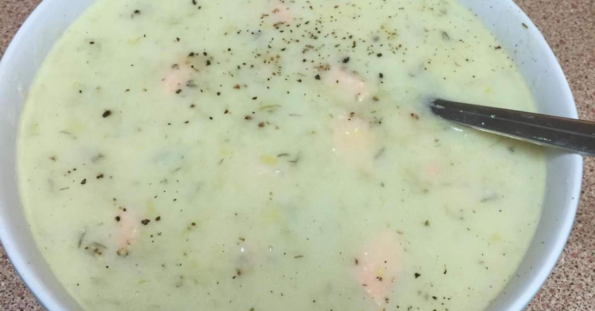 Salmon Chowder with Dill and Potatoes by Kpp82. A Thermomix ® recipe in
