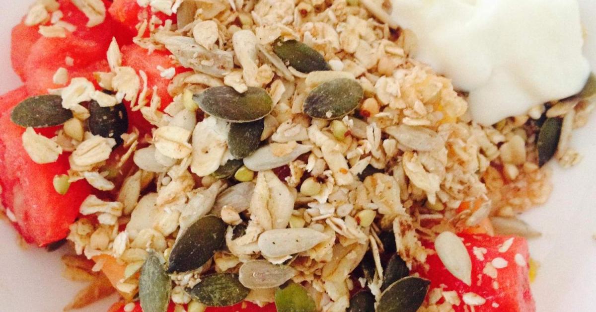 Healthy Seed and Nut Muesli by Nat Louise. A Thermomix ® recipe in the