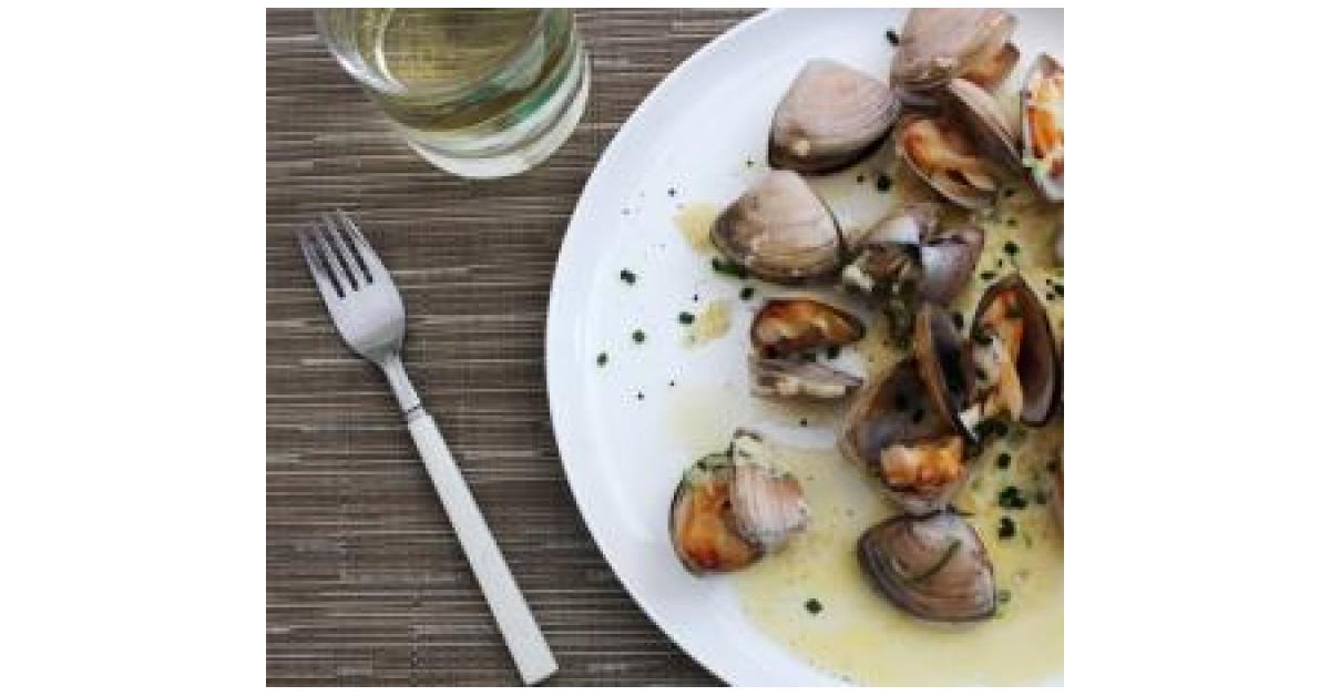 Clams with cider and chive cream by Thermomix in Australia. A Thermomix