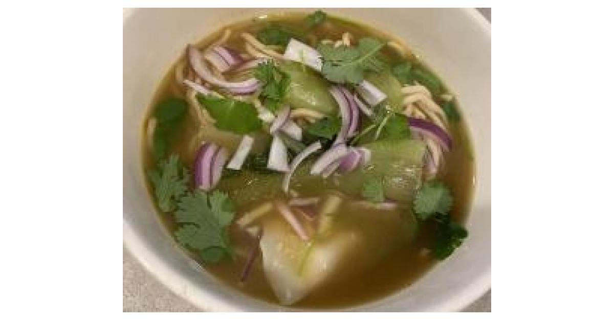 NoFuss Dumpling Noodle Soup by Rebeccas ThermoPantry NZ. A Thermomix