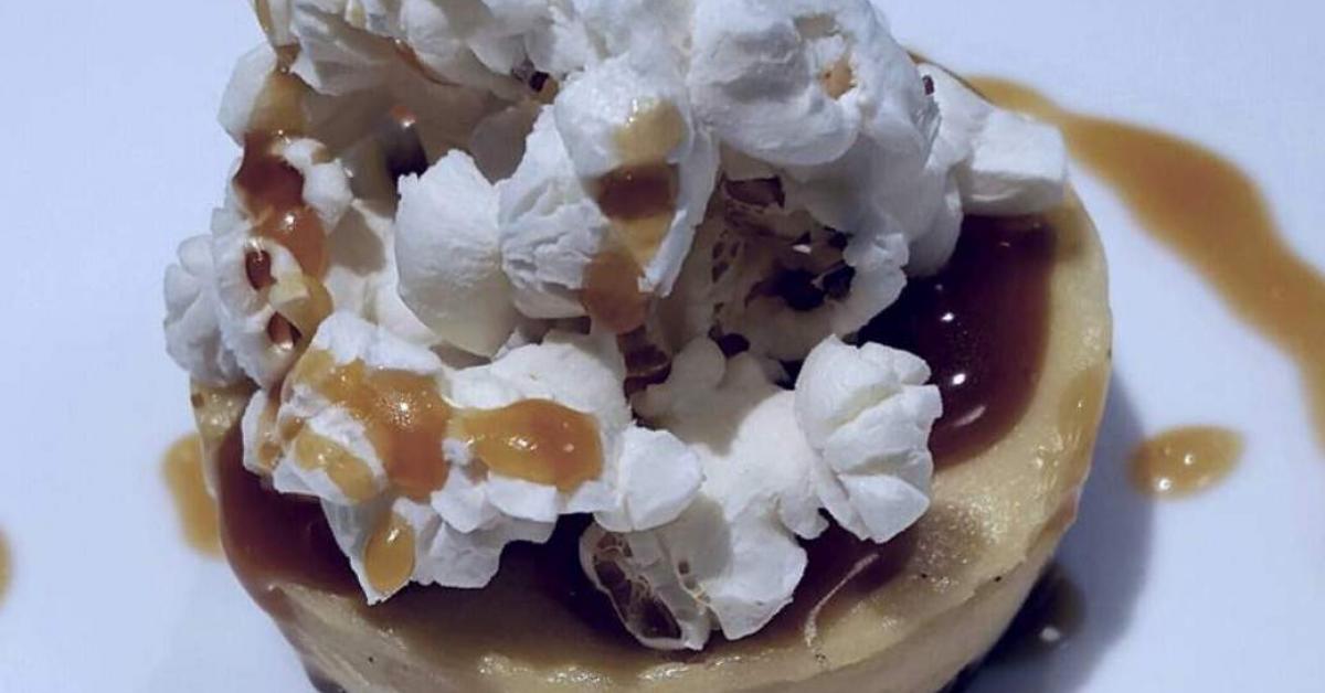 Salted caramel and popcorn cheesecake by kate83. A Thermomix ® recipe