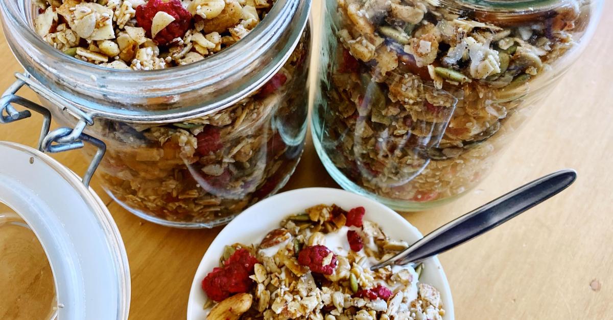 Grain free/Keto Raspberry Granola by Cheryl Willis Thermomix