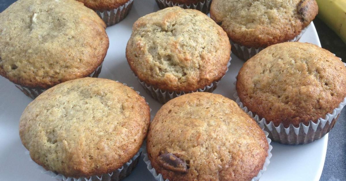 Banana Chocolate Chip Muffins by annwicken. A Thermomix ® recipe in the category Baking sweet