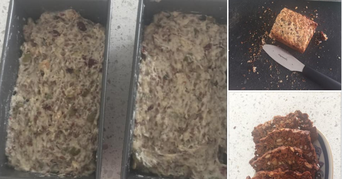 Rosemary Cranberry Crackers (Adapted from ATCO Blue Flame Kitchen) by