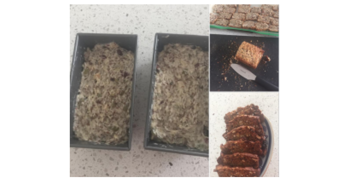 Rosemary Cranberry Crackers (Adapted from ATCO Blue Flame Kitchen) by