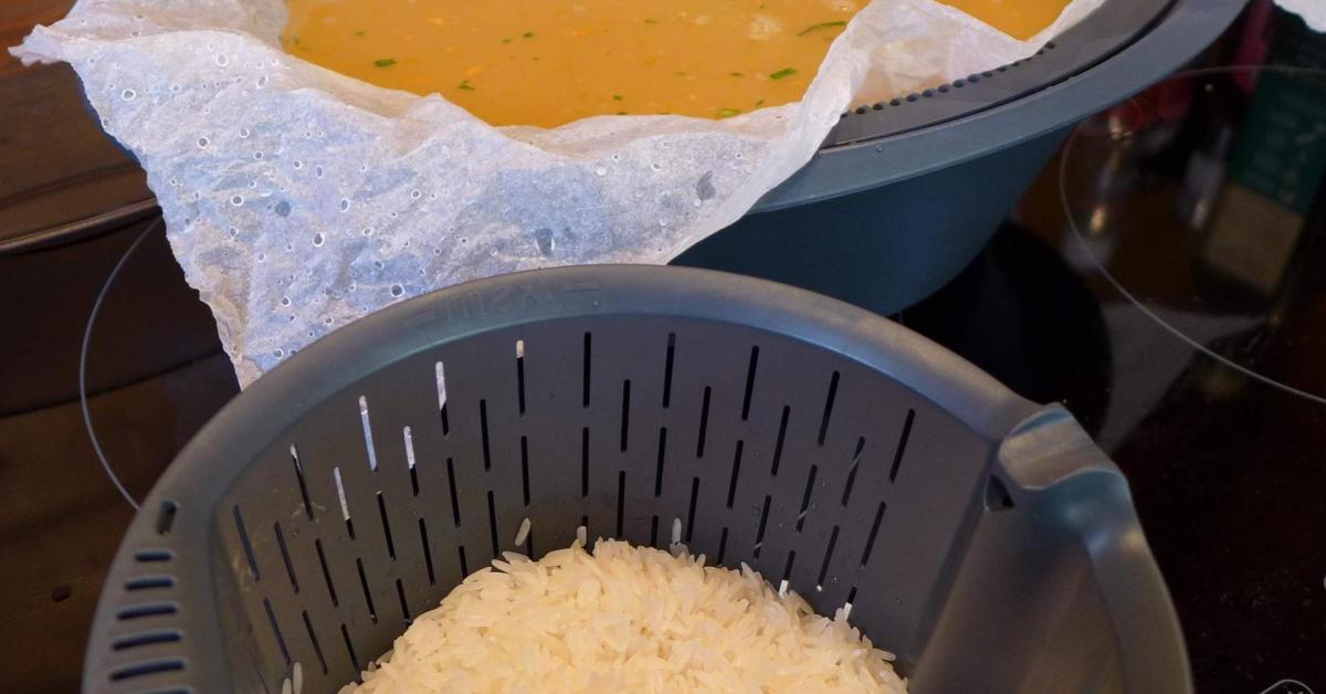 Steamed Silken Egg Omelette with Pork (Allinone Varoma Meal