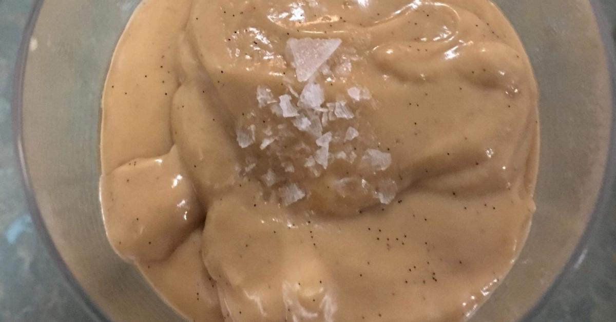 Decadent Salted Caramel Custard by ChrissyB. A Thermomix ® recipe in
